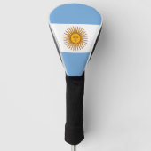 Argentijnse vlag Bandera De Argentina Golfheadcover (Voorkant)