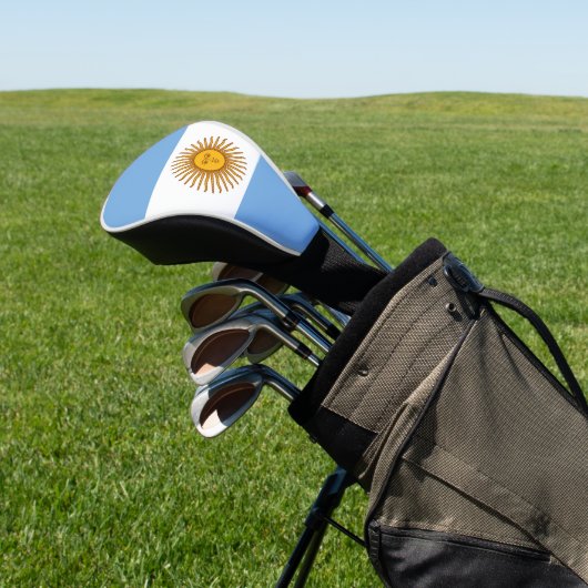 Argentijnse vlag Bandera De Argentina Golfheadcover (Insitu)
