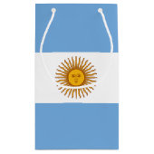 Argentijnse vlag Bandera De Argentina Klein Cadeauzakje (Achterkant)