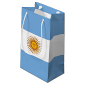 Argentijnse vlag Bandera De Argentina Klein Cadeauzakje (Achterkant Gekanteld)