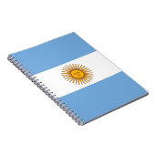 Argentijnse vlag Bandera De Argentina Notitieboek (Rechterzijde)