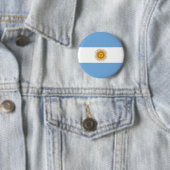 Argentijnse vlag Bandera De Argentina Ronde Button 5,7 Cm (In situ)
