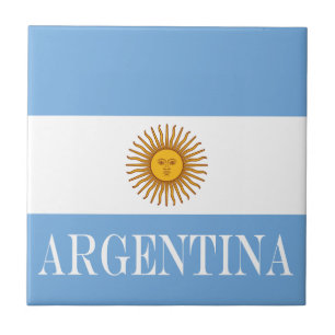 Argentijnse vlag Bandera De Argentina Tegeltje