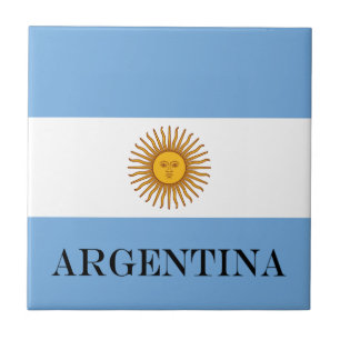 Argentijnse vlag Bandera De Argentina Tegeltje