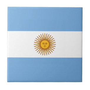 Argentijnse vlag Bandera De Argentina Tegeltje