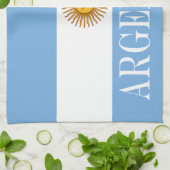 Argentijnse vlag Bandera De Argentina Theedoek (Gevouwen)