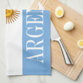 Argentijnse vlag Bandera De Argentina Theedoek (Quarter Fold)