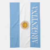 Argentijnse vlag Bandera De Argentina Theedoek (Verticaal)