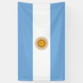 Argentijnse vlag Banner (Verticaal)