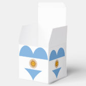 Argentijnse vlag bedankdoosjes (Geopend)