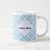 Argentijnse vlag betegeld gepersonaliseerd grote koffiekop (Rechts)