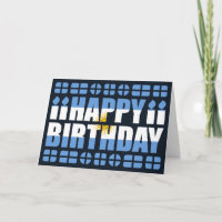 Argentijnse Vlag Birthday Card
