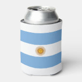 Argentijnse vlag blikjeskoeler (Blikje Voorkant)