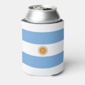 Argentijnse vlag blikjeskoeler (Blikje Achterkant)