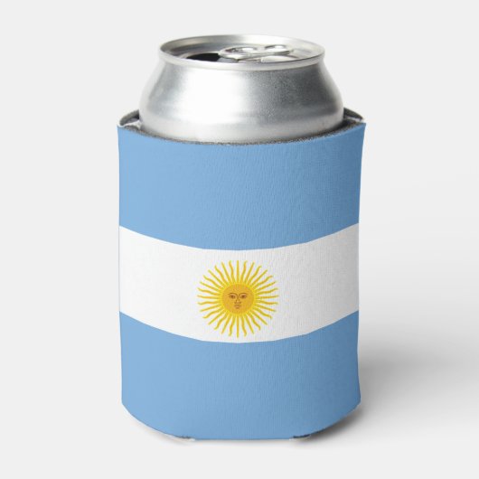 Argentijnse vlag blikjeskoeler (Blikje Voorkant)