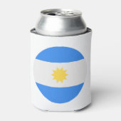 Argentijnse vlag blikjeskoeler (Blikje Voorkant)