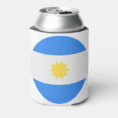 Argentijnse vlag blikjeskoeler (Blikje Achterkant)