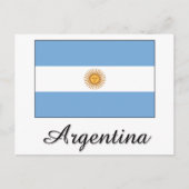 Argentijnse vlag briefkaart (Voorkant)
