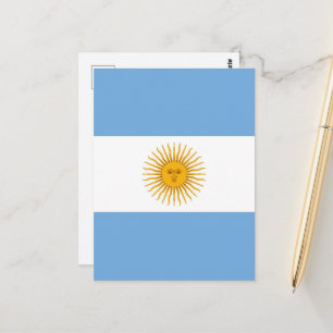 Argentijnse vlag briefkaart