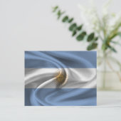Argentijnse vlag briefkaart (Staand voorkant)
