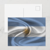 Argentijnse vlag briefkaart (Voorkant / Achterkant)
