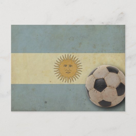  Argentijnse vlag Briefkaart (Voorkant)