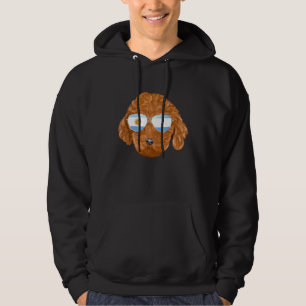 Argentijnse Vlag Bruine Poodle Hond Argentinië Zak Hoodie