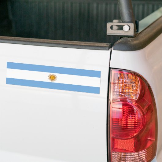 Argentijnse vlag bumpersticker (Op Truck)