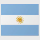 Argentijnse vlag cadeaupapier (Vlak)