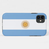 Argentijnse vlag Case-Mate iPhone case (Achterkant (horizontaal))