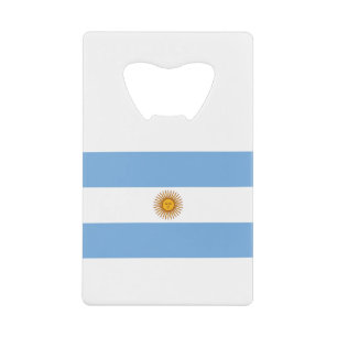 Argentijnse vlag creditkaart flessenopener