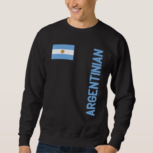 Argentijnse vlag en Argentijnse roots Trui (Voorkant)