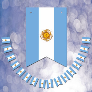 Argentijnse Vlag & Feest Argentijnse Vlaggen / Bru Vlaggetjes
