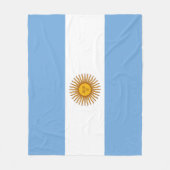 Argentijnse vlag Fleece Blanket (Voorkant)