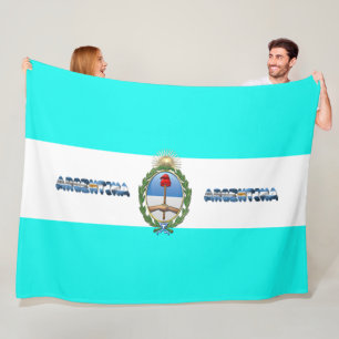 Argentijnse vlag fleece deken