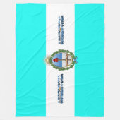 Argentijnse vlag fleece deken (Voorkant)