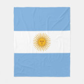 Argentijnse vlag fleece deken (Voorkant)