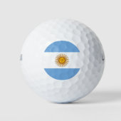 Argentijnse vlag Football Soccer Argentinië Golf B Golfballen (Voorkant)