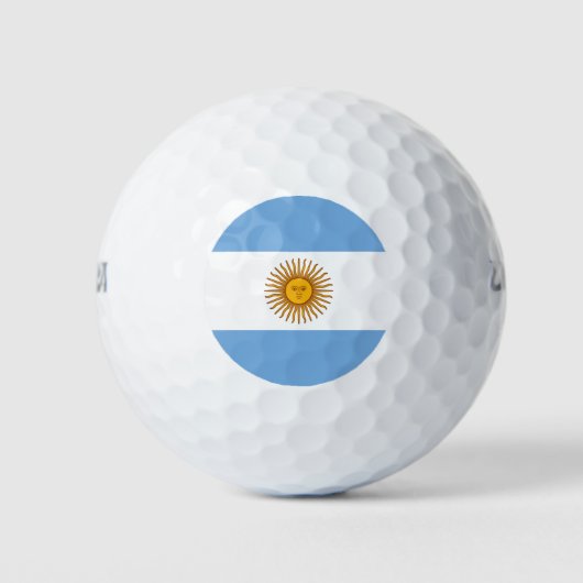 Argentijnse vlag Football Soccer Argentinië Golf B Golfballen (Voorkant)