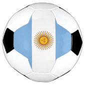 Argentijnse vlag Footballs marokker Argentinië bla Voetbal (Gedraaid)