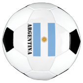 Argentijnse vlag Footballs Voetbal (Gedraaid)