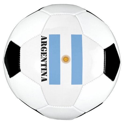 Argentijnse vlag Footballs Voetbal (Gedraaid)