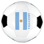 Argentijnse vlag Footballs Voetbal (Gedraaid)