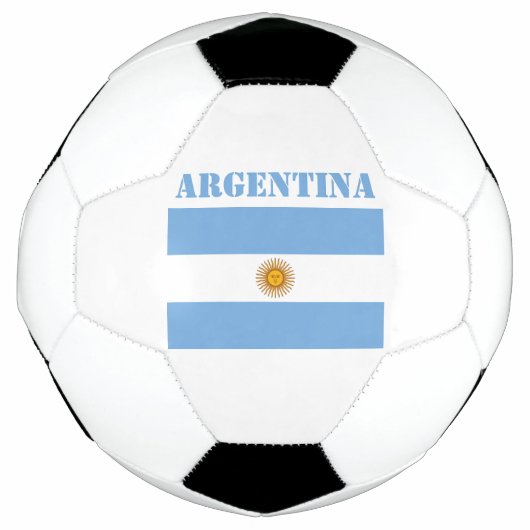 Argentijnse vlag Footballs Voetbal (Voorkant)