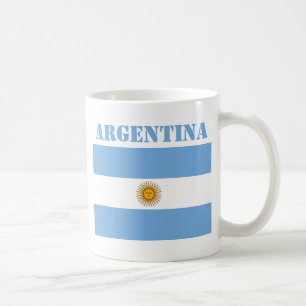 Argentijnse vlag Footballs Voetbal Koffiemok