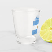 Argentijnse vlag Footballs Voetbal Shot Glas (Links)