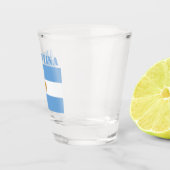 Argentijnse vlag Footballs Voetbal Shot Glas (Rechts)