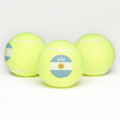 Argentijnse vlag, gepersonaliseerd afdrukken op ge tennisballen (Multi)