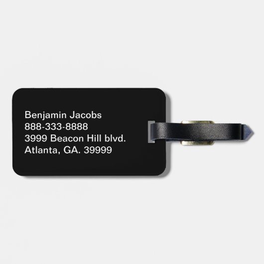 Argentijnse vlag glimlachen bagagelabel (Achterkant horizontaal)