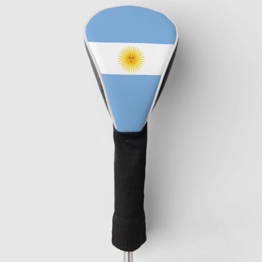 Argentijnse vlag golfheadcover (Voorkant)